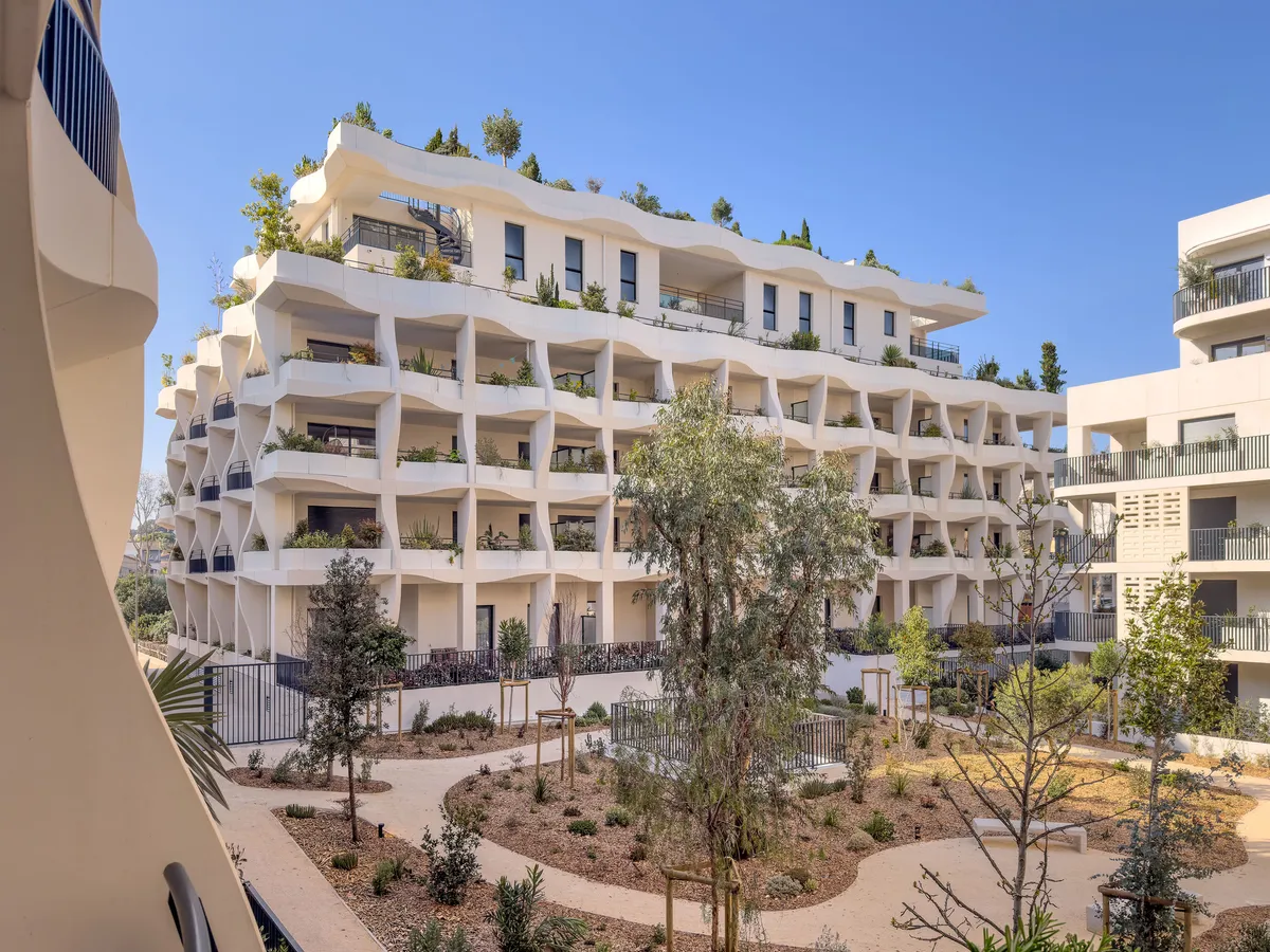 Vincent Callebaut Wraps 113 Montpellier Homes in Shell-Like Bioclimatic Facades