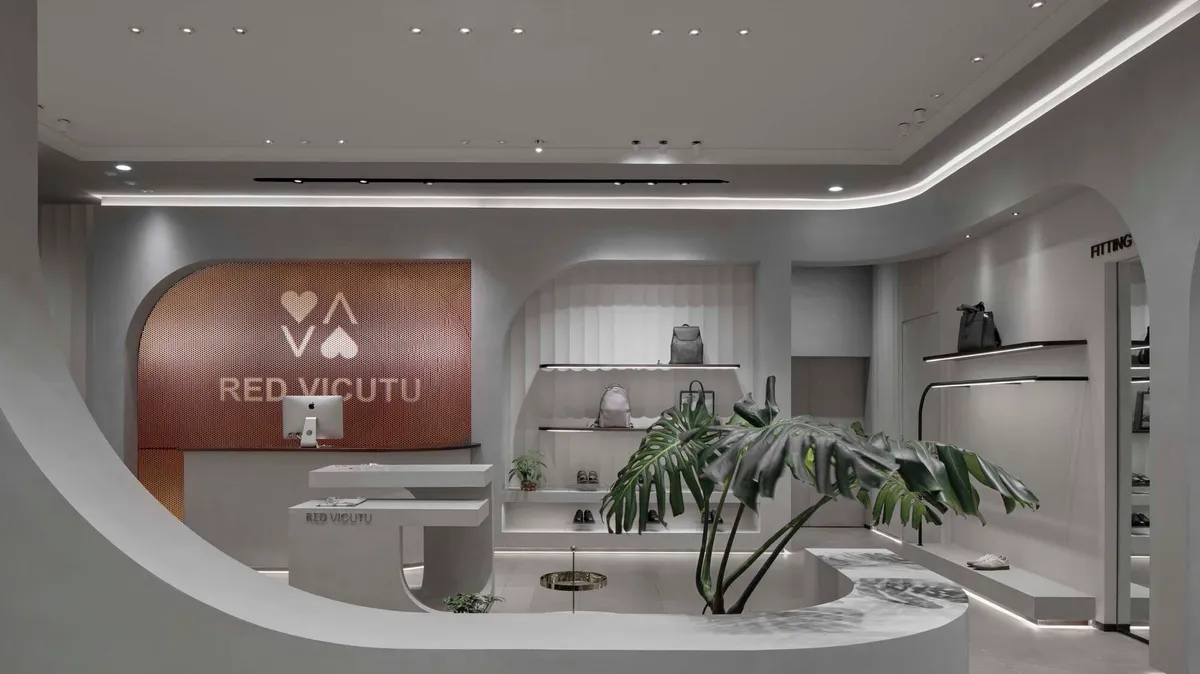AntiStatics Architecture Wraps a Beijing Activewear Store in Fabric-Inspired Curves
