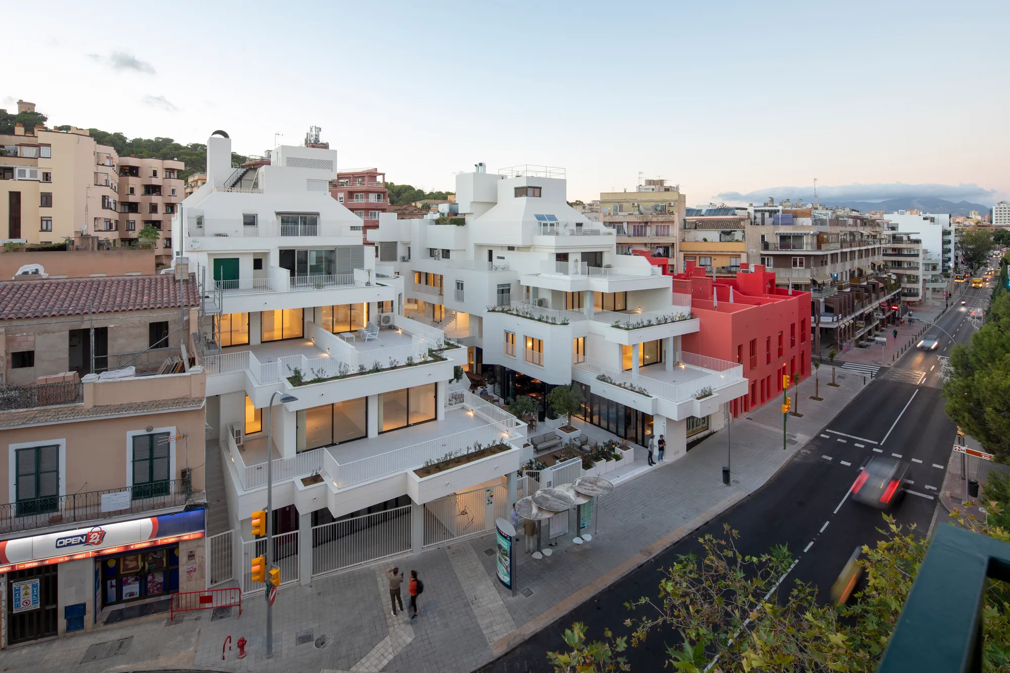 MVRDV and GRAS Reynés Arquitectos Revive a Faded Palma Nightlife District with Seven Chromatic Buildings