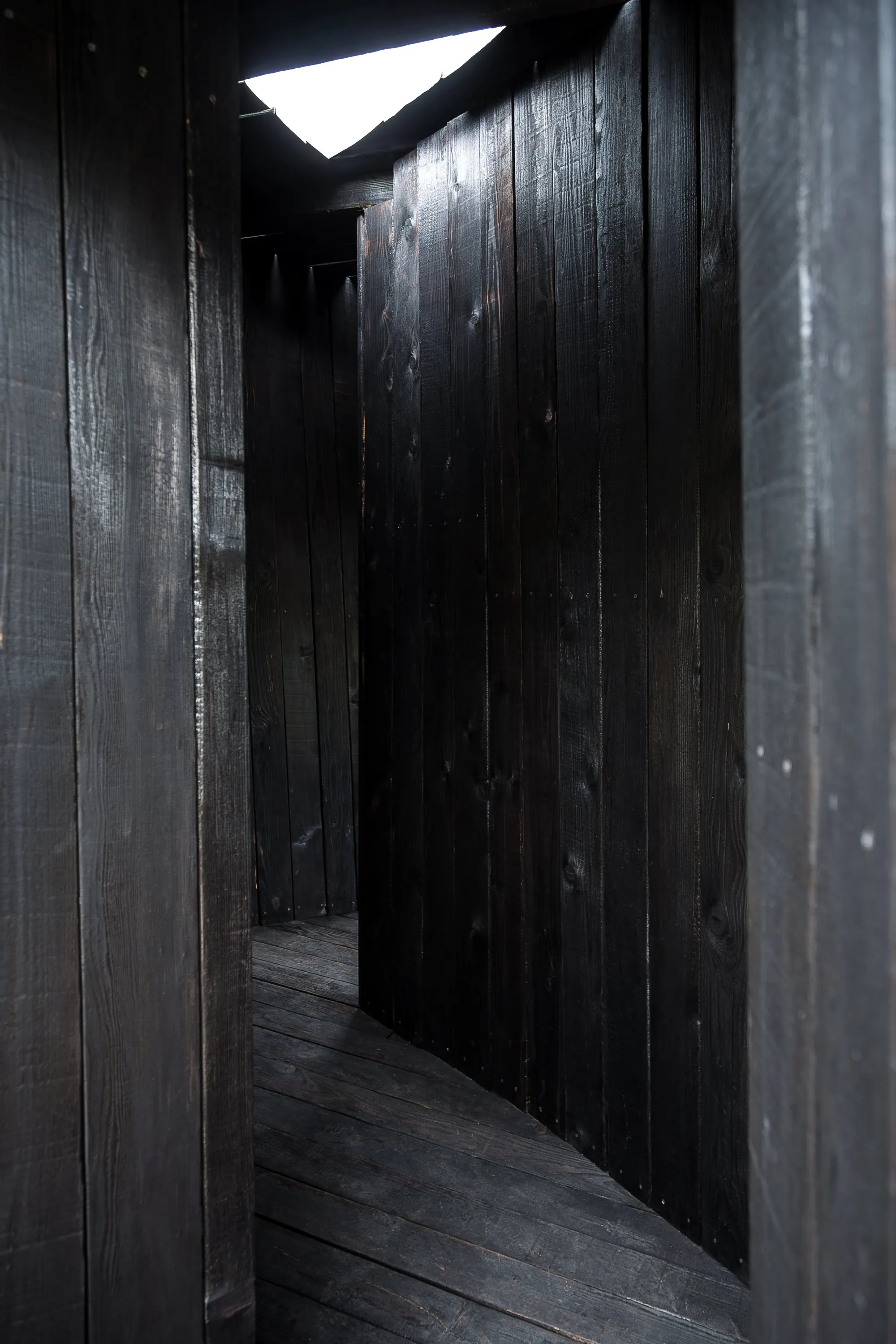 Alberto Collet and MEDS Char a Pavilion into Existence on a Rijeka Hillside Using Yakisugi