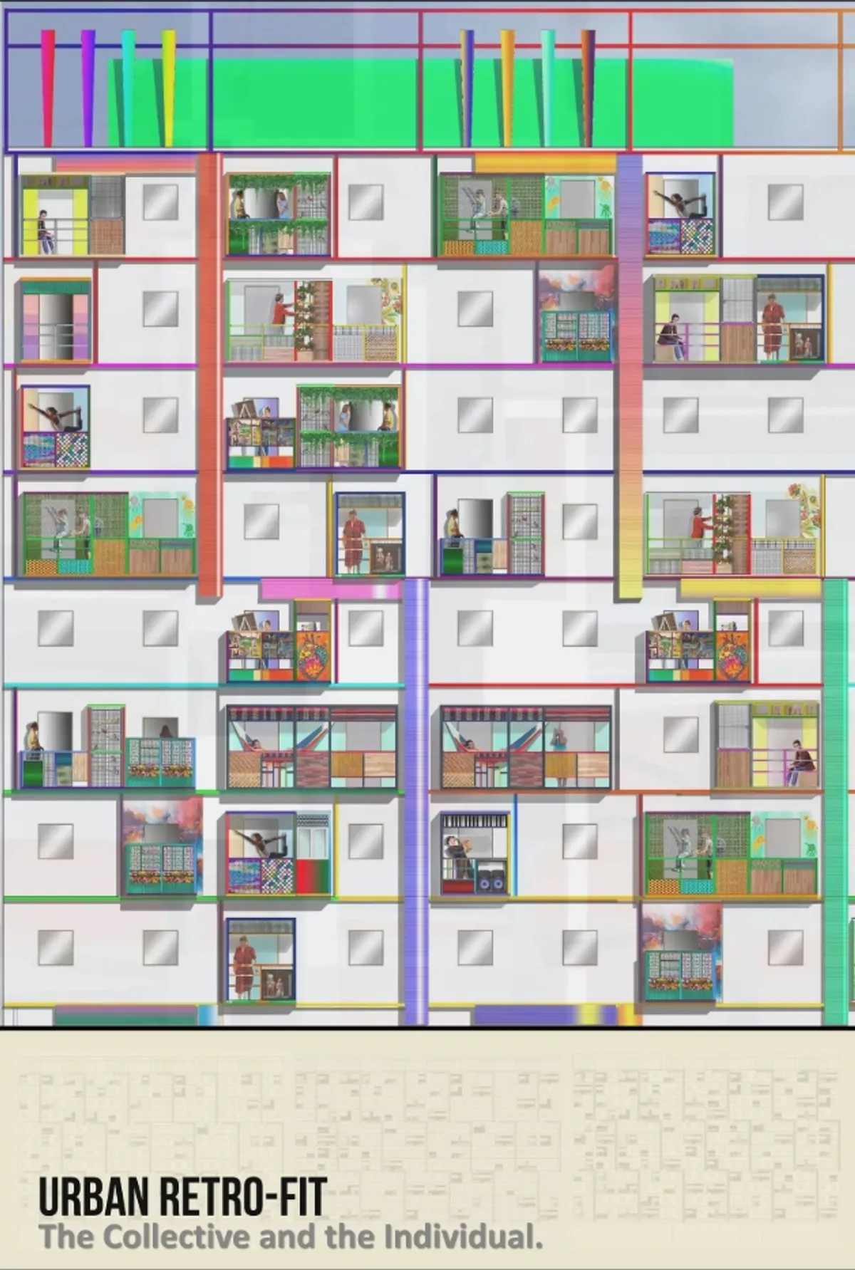 Urban Retrofit: A Building Retrofit Strategy for Collective and Individual Living