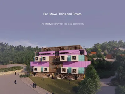 Eat, Move, Think and Create: Community Library Architecture for a New Social Life in Girona