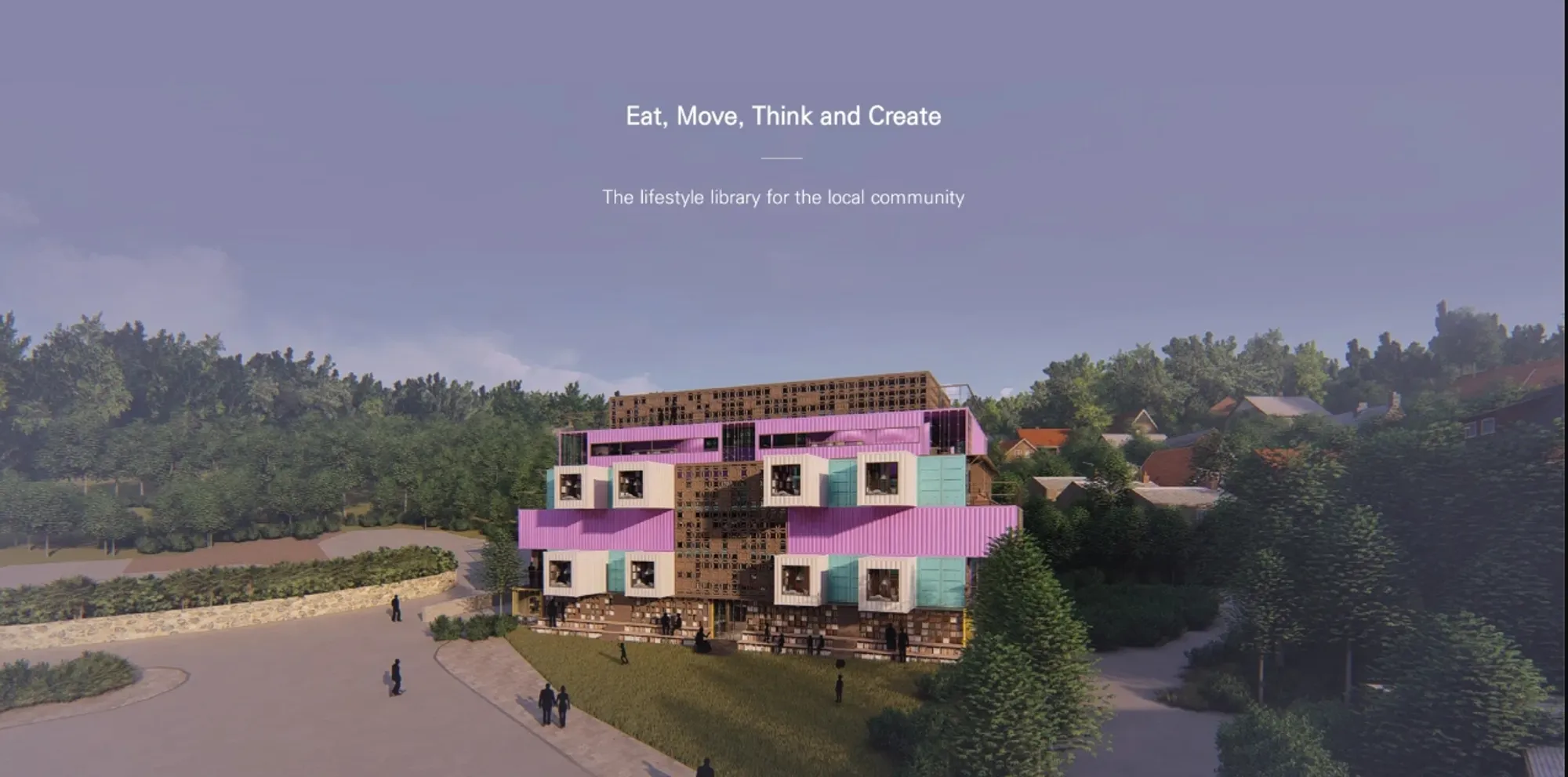 Eat, Move, Think and Create: Community Library Architecture for a New Social Life in Girona