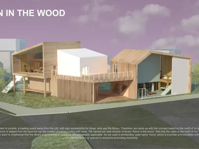 KEVIN IN THE WOOD: Library Architecture Designed Around People, Nature, and Community