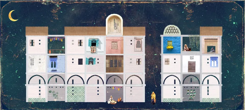 Adaptable housing façades transformed through long-term resident occupation.