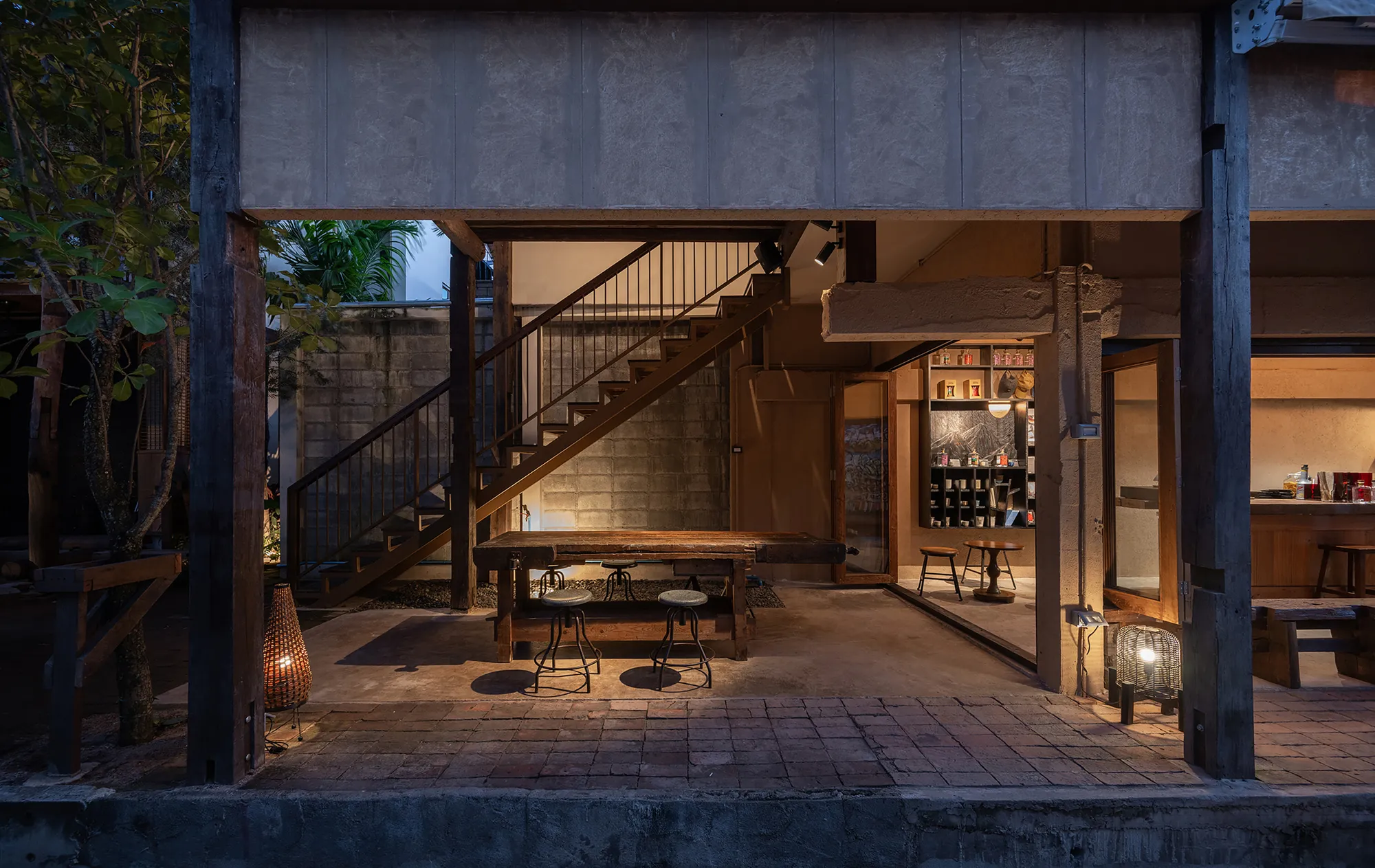 Sher Maker Turns a Chiang Mai Shophouse into a Fenceless Bar and Garden for the Neighborhood