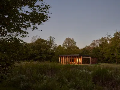 Pfeffer Torode Architecture Builds a Glass Pavilion to Display Stones from a Tennessee Farm