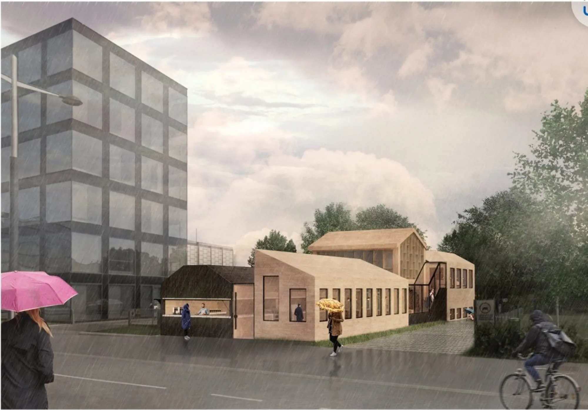 Village Coffee: Coffee Shop Architecture Designed as a Collection of Social Houses