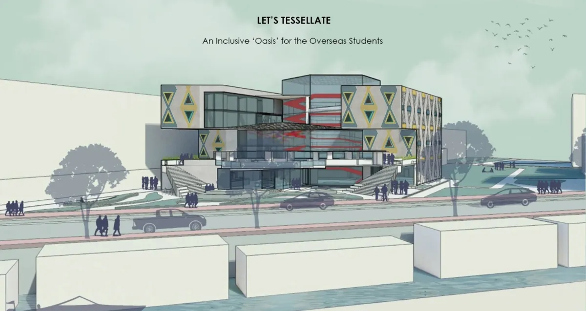 Let’s Tessellate: Student Housing Architecture Designed for Cultural Exchange in Amsterdam