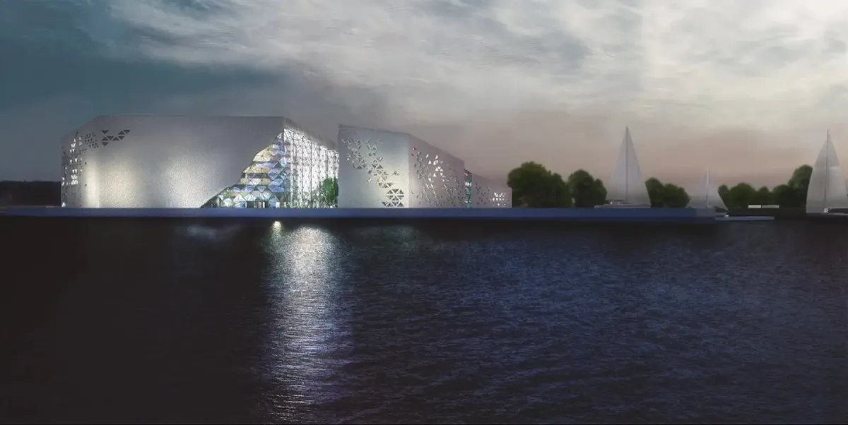 Music Connects Everything: A Fractured Stone Opera House on Tallinn's Baltic Waterfront