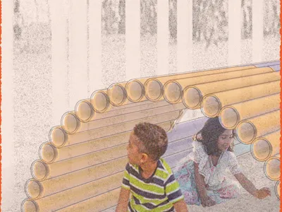 Cylinder Park: Sustainable Architecture Turns Everyday Waste Into Play