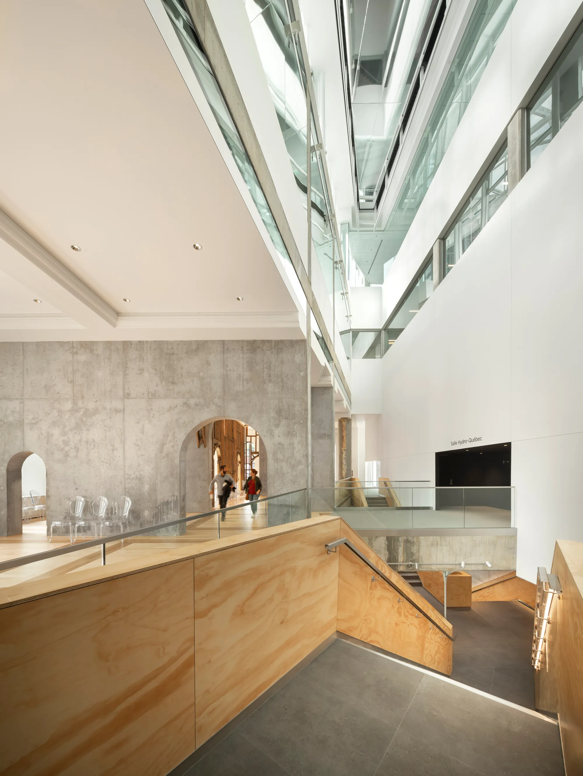 In Situ, Coarchitecture, and Jacques Plante Slice a Diagonal Void Through Québec City's Former YMCA