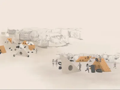 Reconstituted Play: Modular Architectural Design for Adaptable Play in Refugee Camps