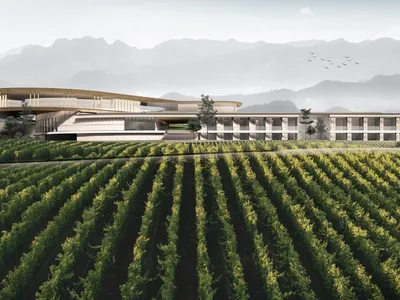 Perfect Blend: Winery Architecture Inspired by the Ritual of Wine Aeration