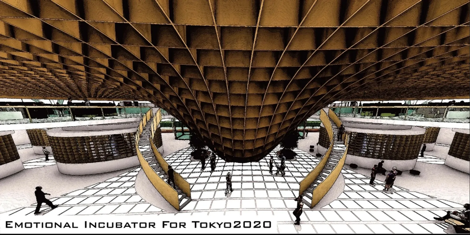 Emotional Incubator for Tokyo Olympics 2020: Sports Architecture Designed Around Human Connection
