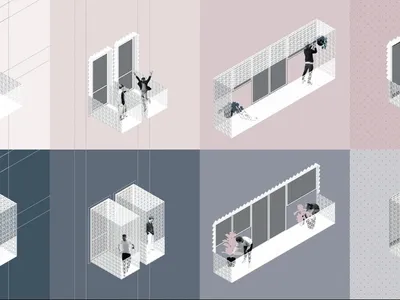 Balco: Modular Architecture Reimagines the Future Balcony Through Origami-Inspired Design