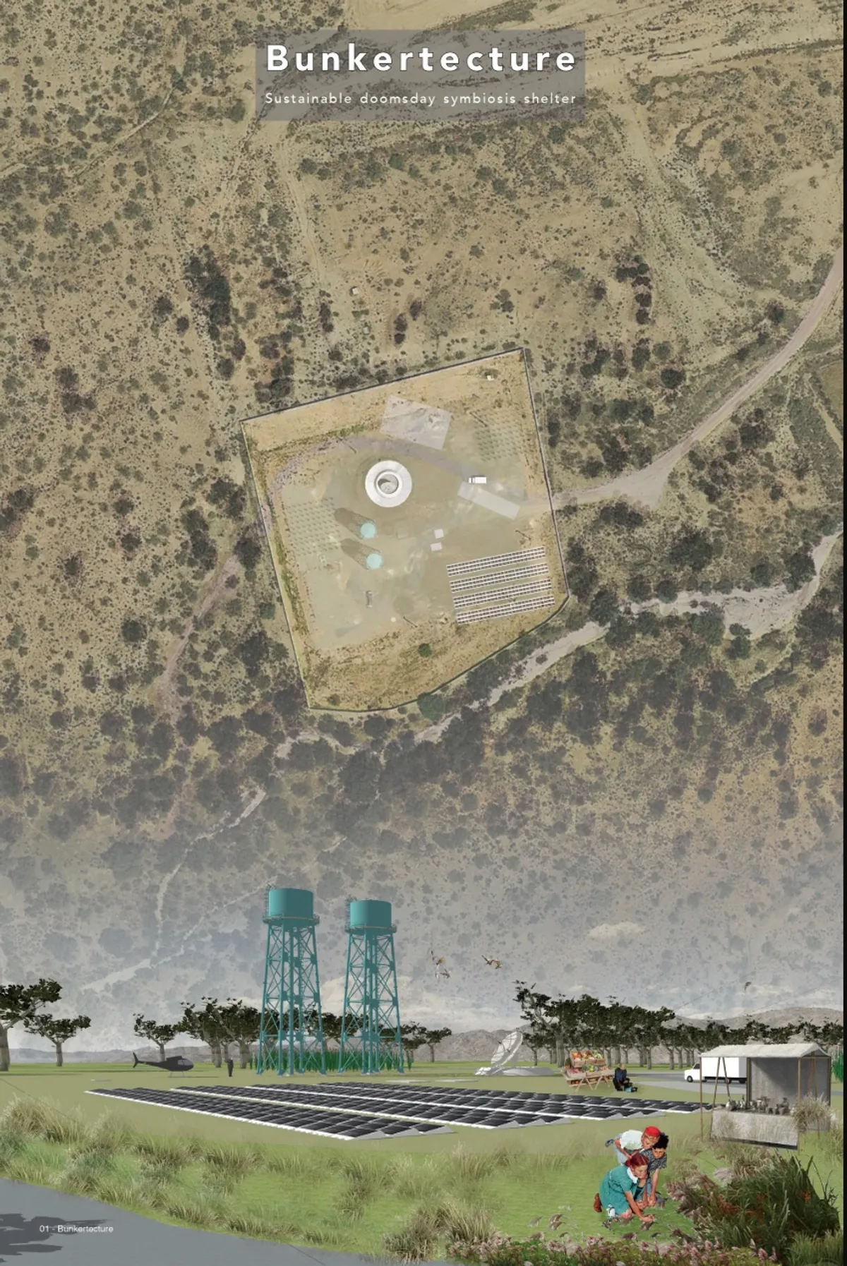 Bunkertecture: Sustainable Architecture Reimagines a Missile Silo as an Everyday Community