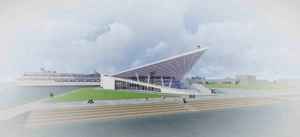 Seaside Opera: A Walkable Roof Turns Tallinn's Waterfront into a Civic Stage
