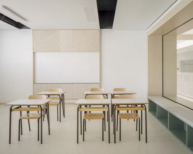 A classroom. Photo © Aldo Amoretti