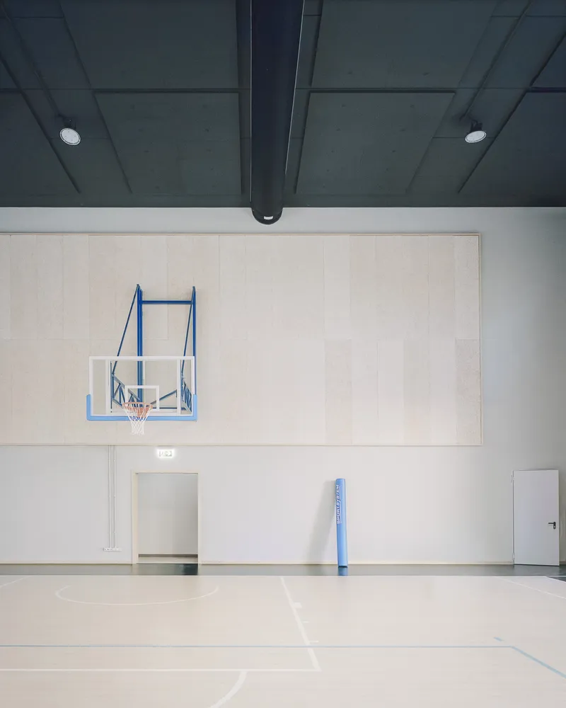 The gymnasium. Photo © Aldo Amoretti