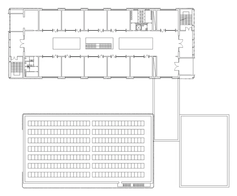Second floor plan. Drawing: Archisbang and Areaprogetti
