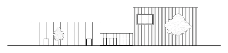 Elevation. Drawing: Archisbang and Areaprogetti