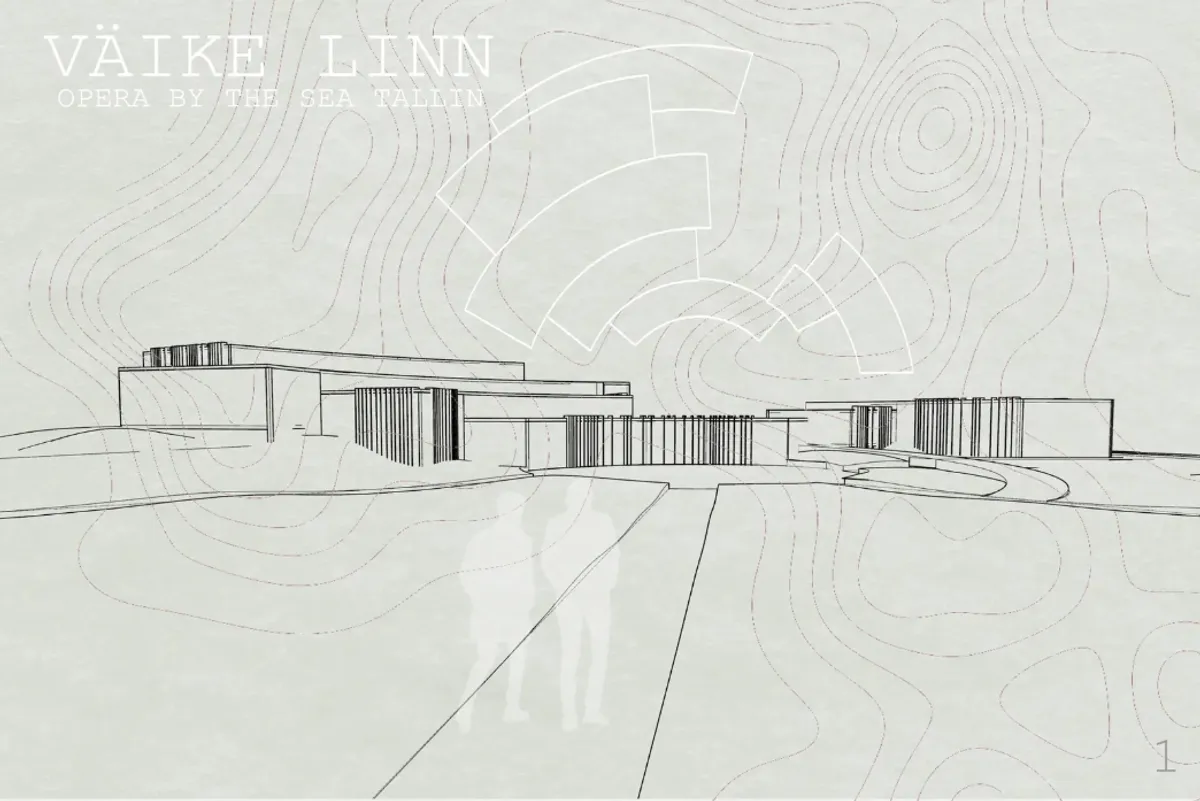 Väike Linn: An Opera House That Grows from the Waterfront