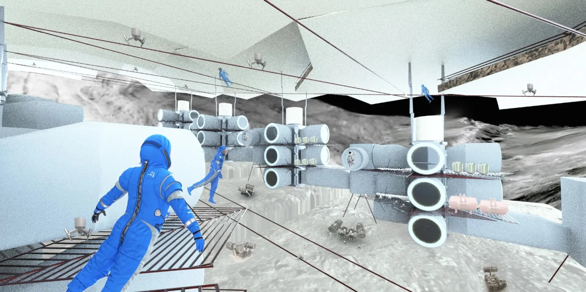 Ceres Umbrella Mining City: Space Architecture for Asteroid Mining on Ceres