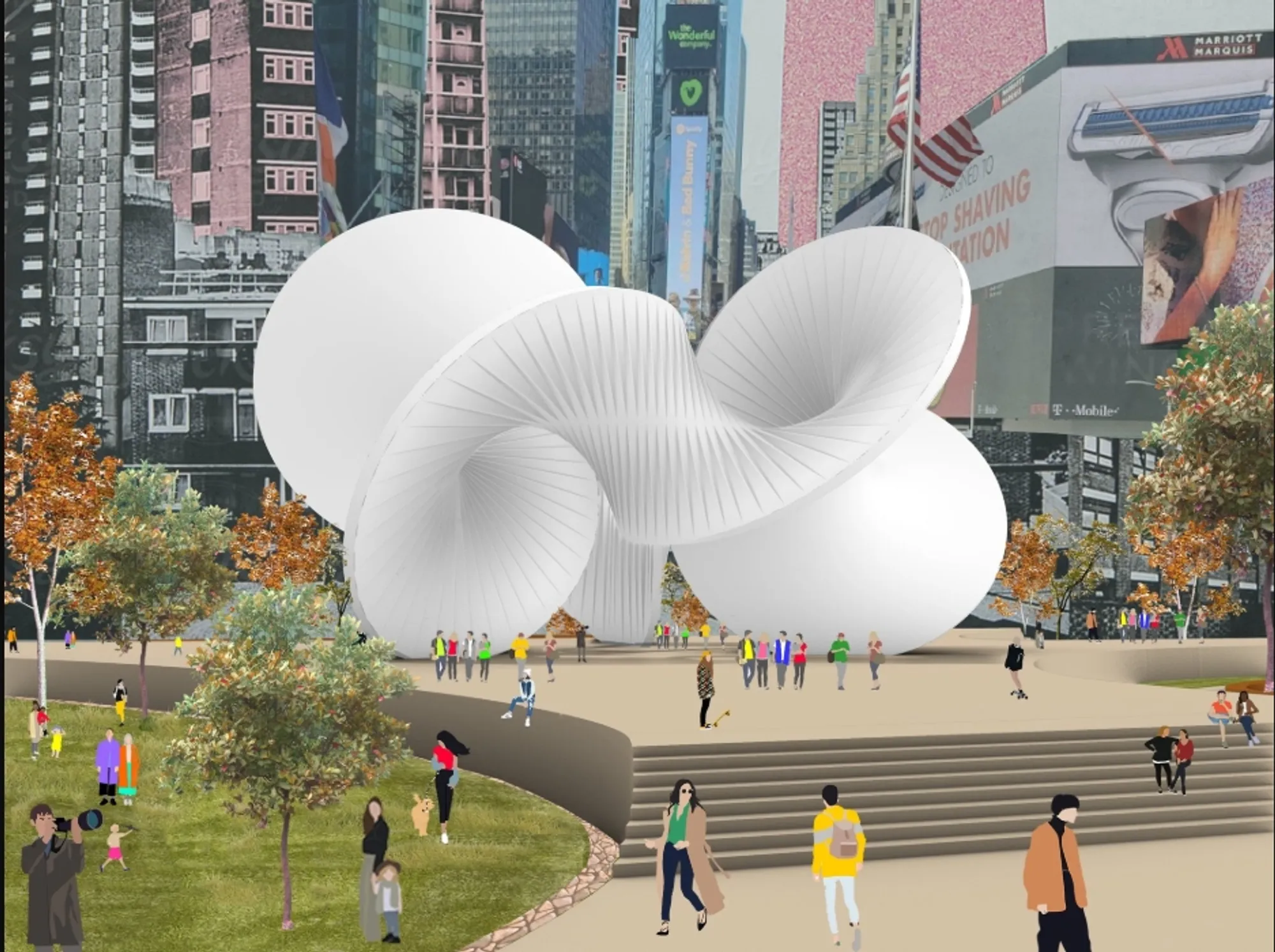 Towards the New Normal: Urban Design Through Negative Space in Times Square