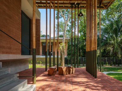 Eleena Jamil Architect Builds Its Own Studio and Guesthouse from Earth and Bamboo in Selangor