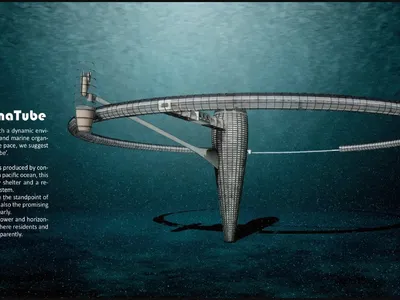 The Sub-MarinaTube: Sustainable Architecture for a Plastic-Recycling Underwater City