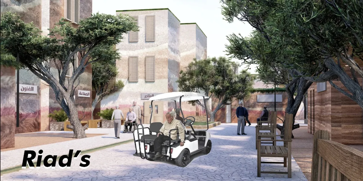 Riad's: Senior Living Architecture Reimagining Elderly Care as a Moroccan Town