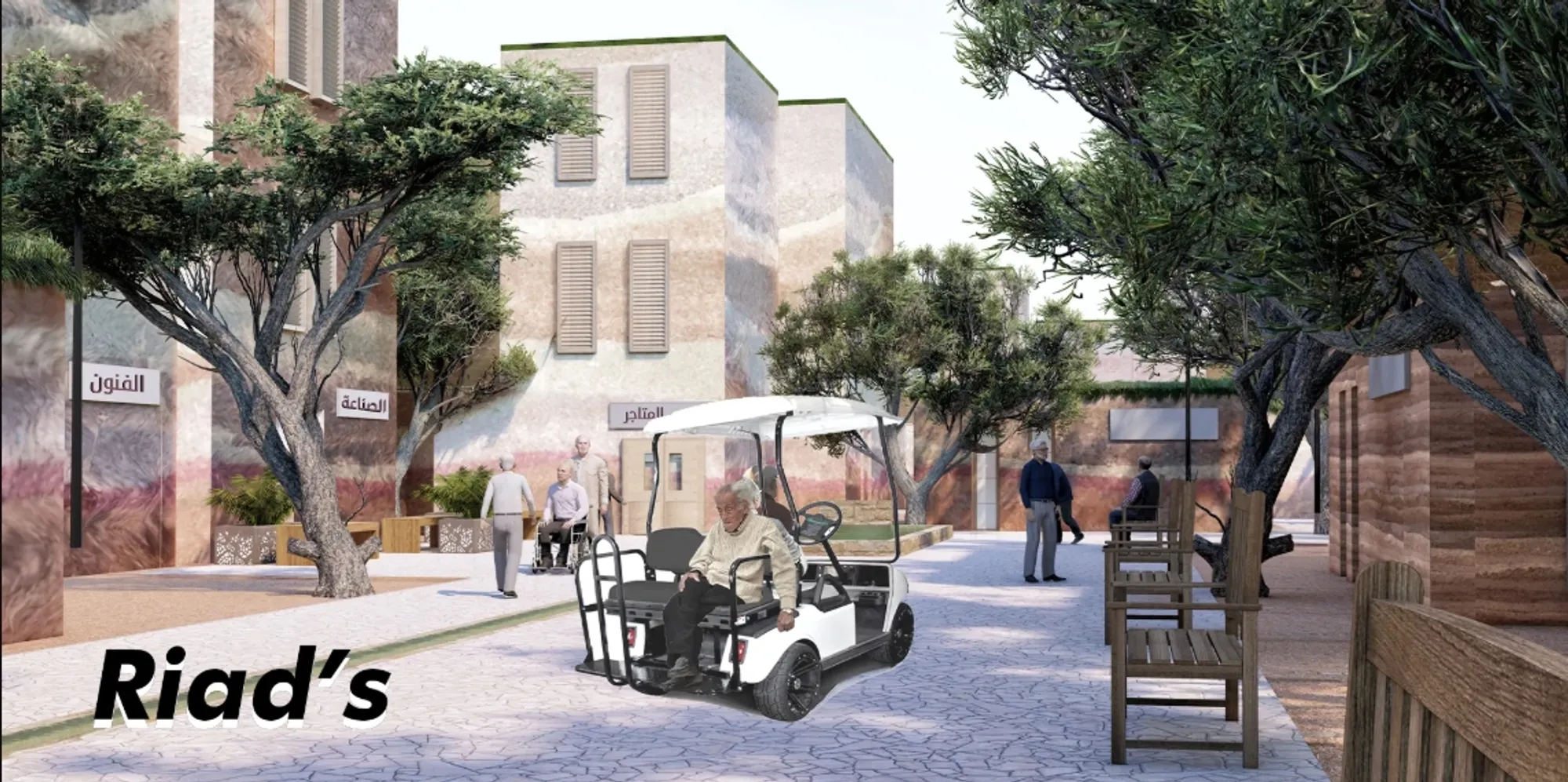 Riad's: Senior Living Architecture Reimagining Elderly Care as a Moroccan Town