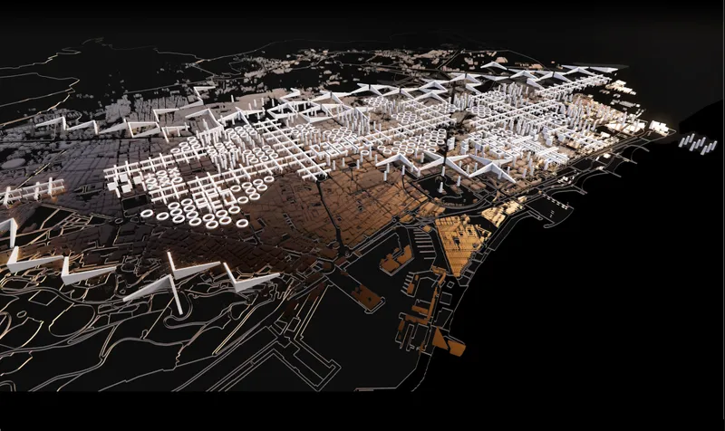HYPERBLOCK maps a new architectural layer across Barcelona’s existing urban fabric