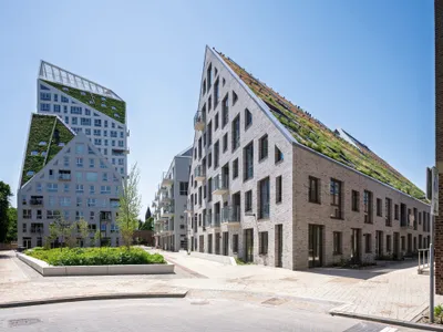 MVRDV Carves a Mountain Range of Housing into the Heart of Eindhoven