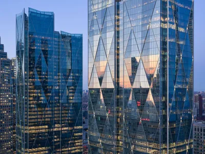 WilkinsonEyre Bridges Toronto's Rail Corridor with a Diagrid Twin-Tower Campus