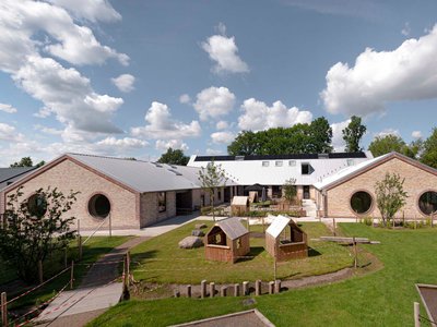 BBP Arkitekter Builds a Kindergarten from Recycled Bricks and CLT in Copenhagen's Suburbs