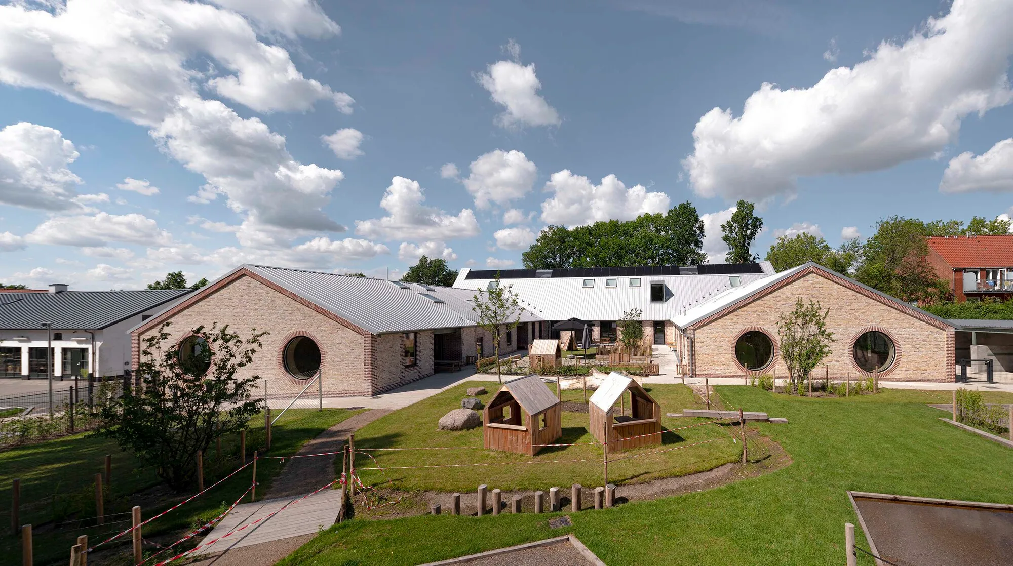 BBP Arkitekter Builds a Kindergarten from Recycled Bricks and CLT in Copenhagen's Suburbs