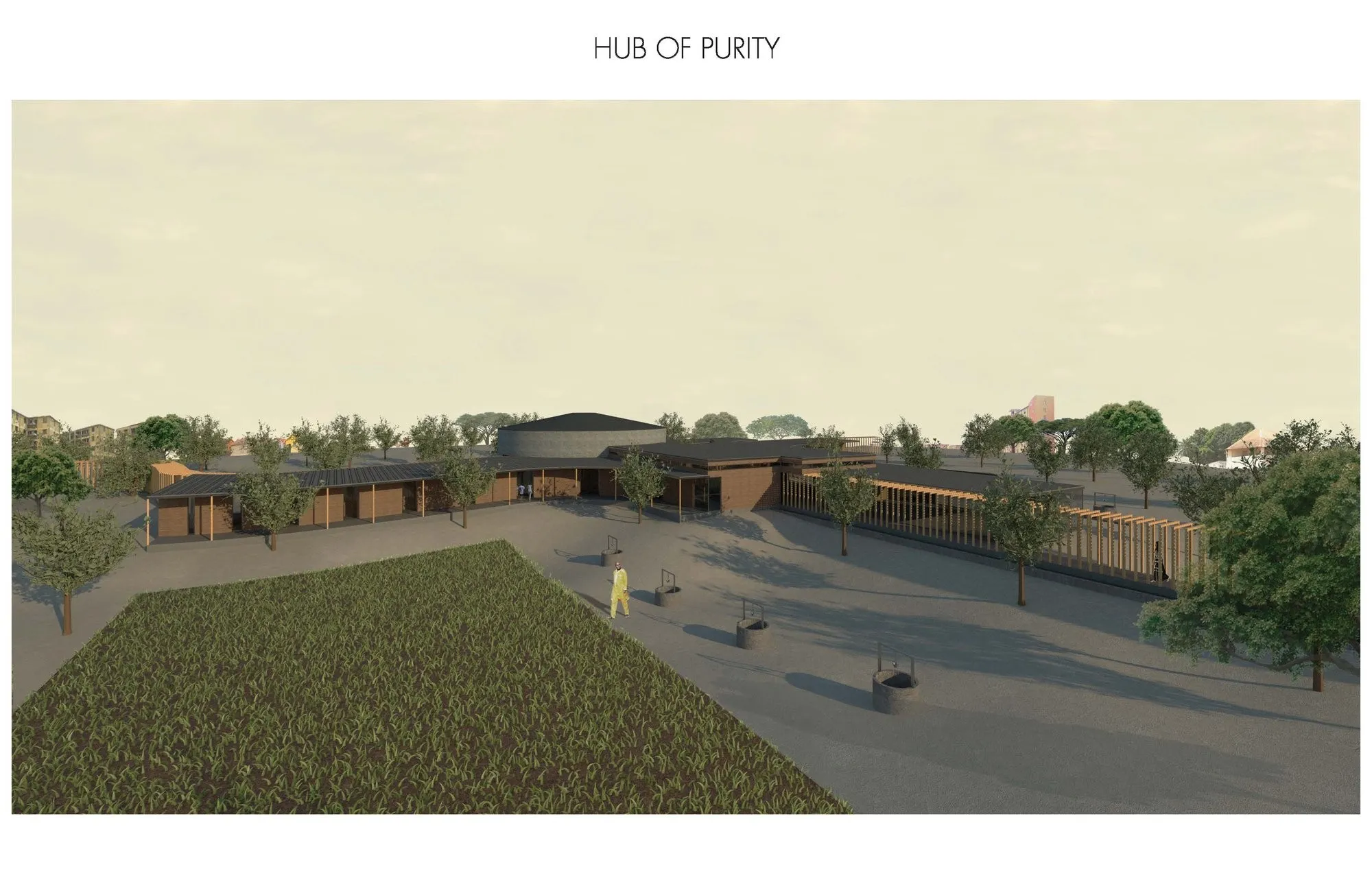 Hub of Purity: Sustainable Architecture Rooted in Faith, Water, and Community