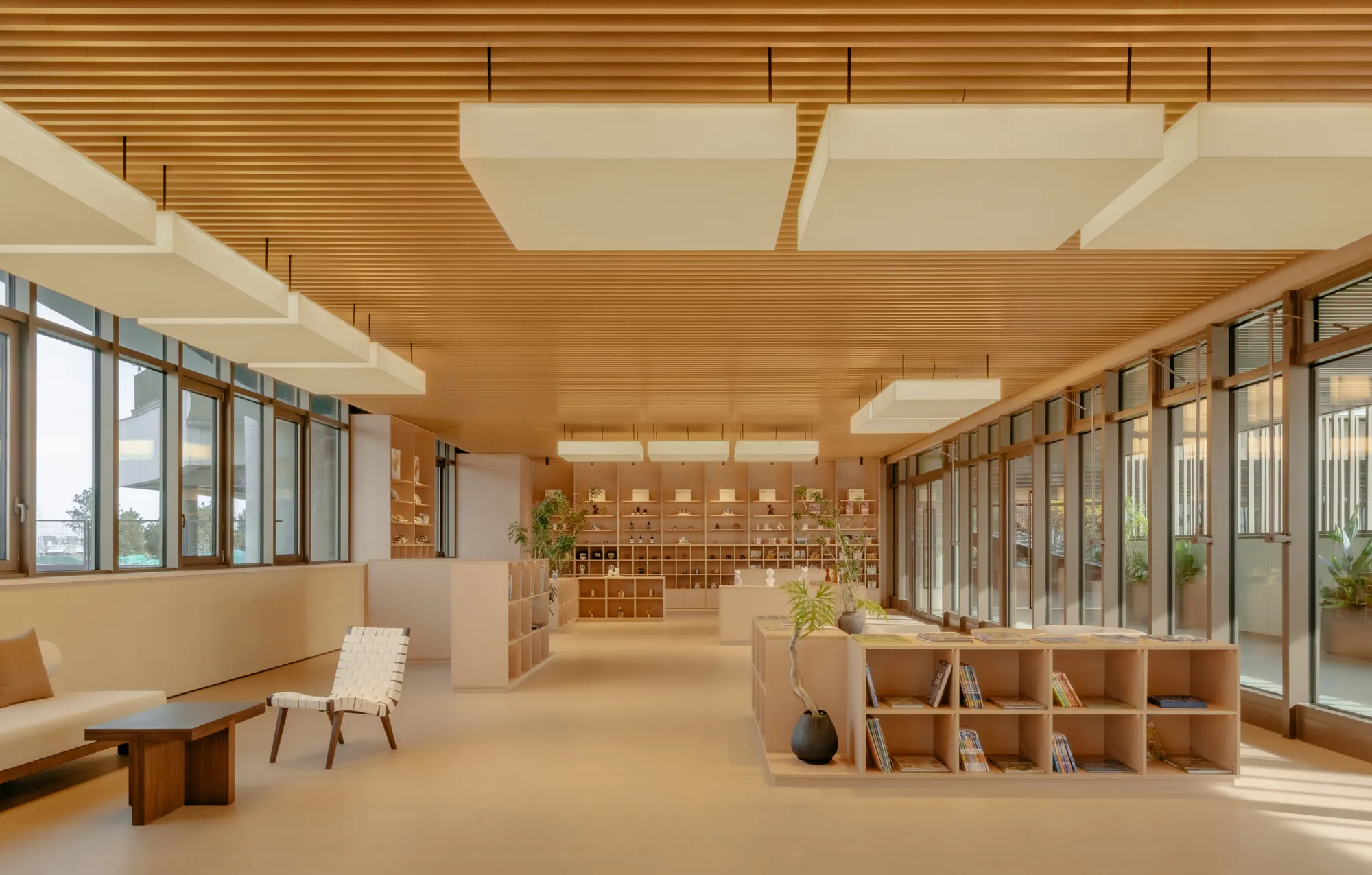 PLAT ASIA Organizes a Beijing Community Center Around Frames, Courtyards, and Quiet Return