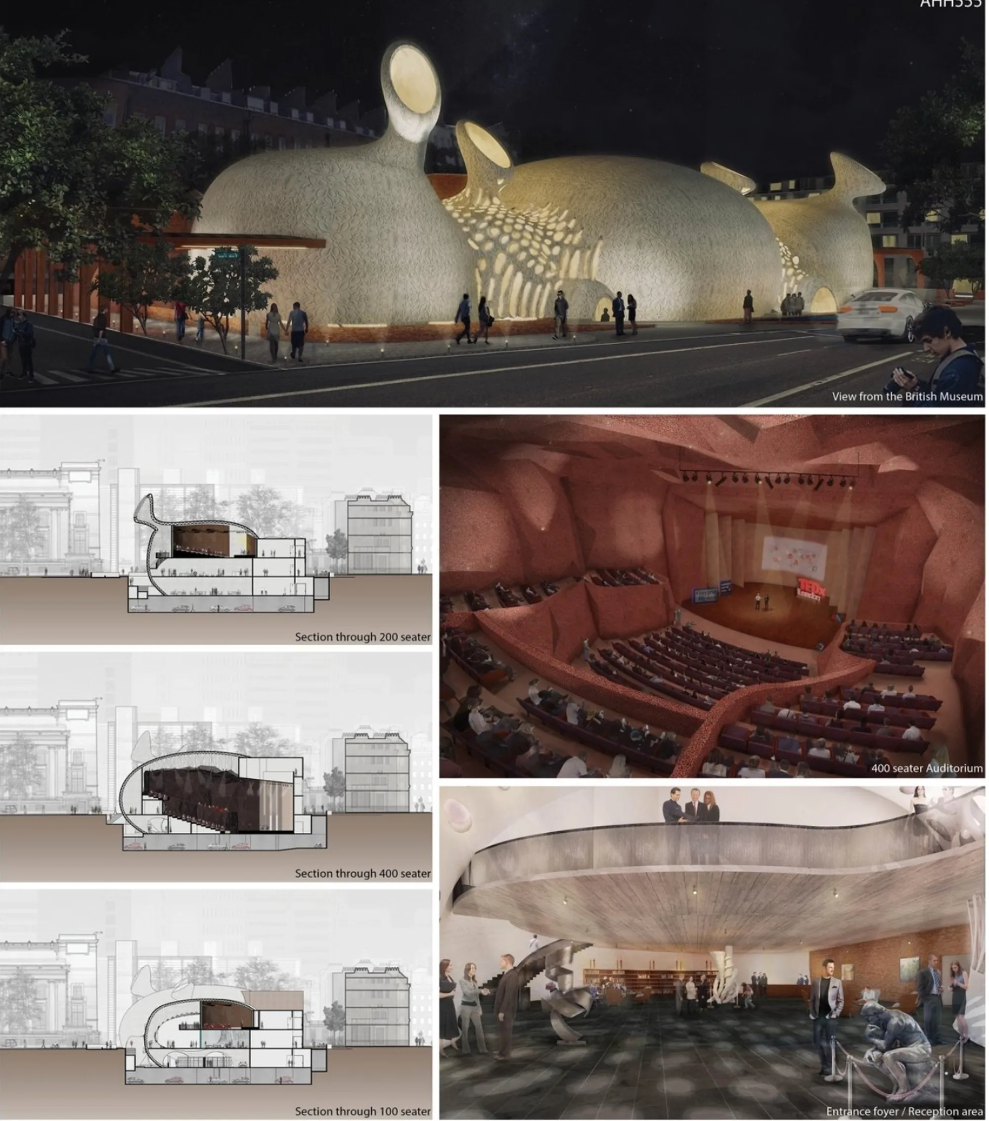 LondonCall: Performing Arts Center Architecture Rooted in London’s Historic Urban Memory