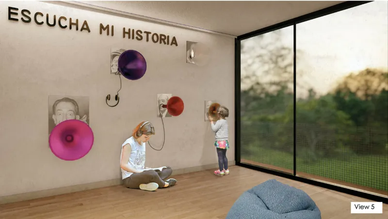 The sound room turns oral history into an immersive listening experience for all ages.