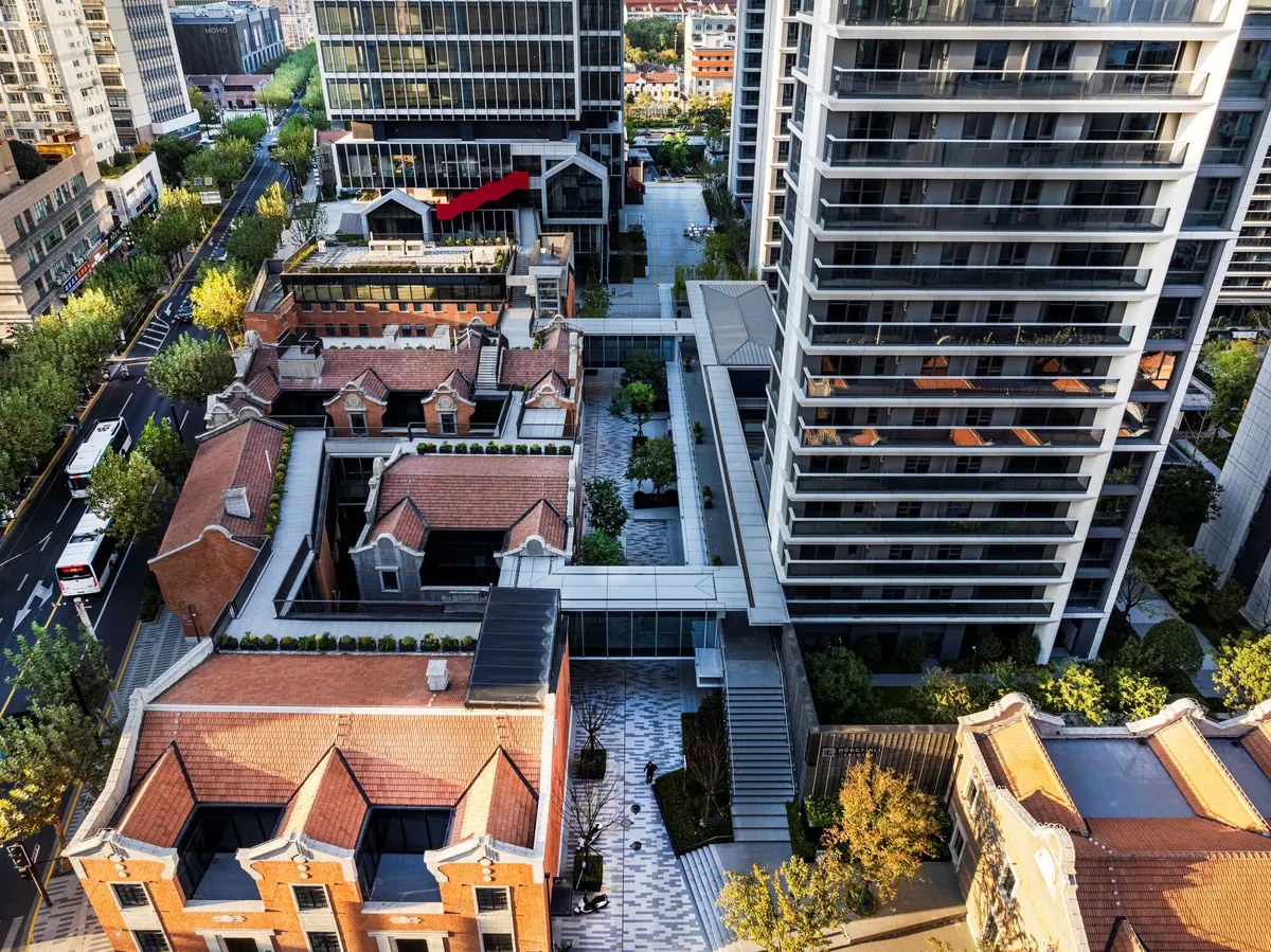 Nikken Sekkei Stacks a Three-Dimensional Lilong Atop Shanghai's Historic Alleyways
