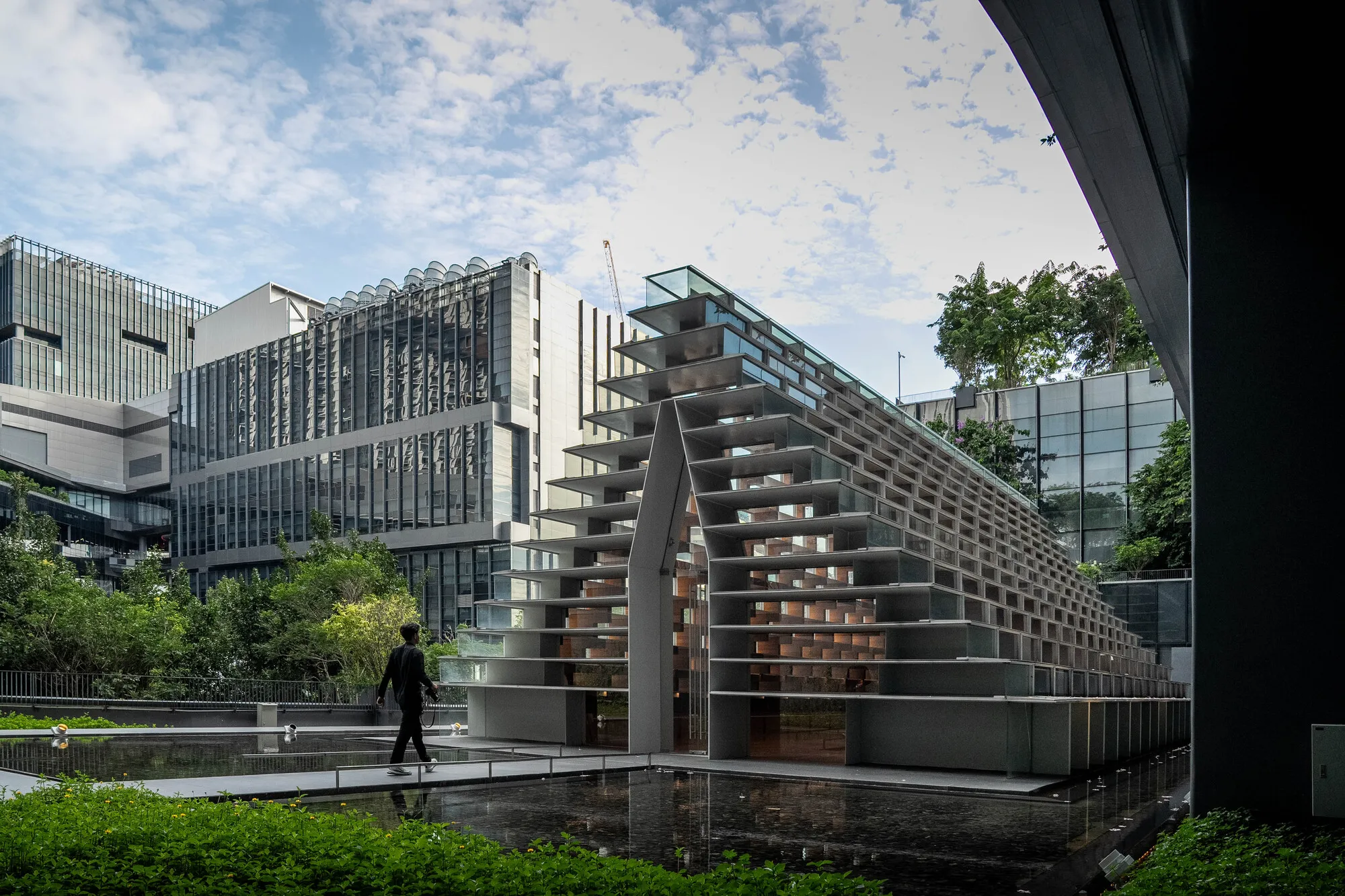 M Space Sets a Glass Stupa on a Bangkok Rooftop to Rethink Urban Meditation