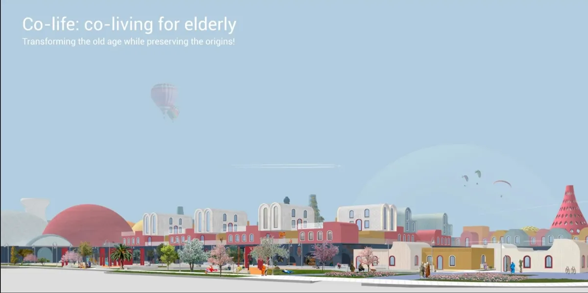 Co-life: Senior Living Architecture Rooted in Moroccan Culture