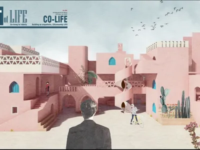 The Street of Life: Senior Living Architecture Rooted in Moroccan Community Life