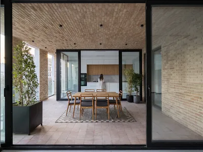 DIM Architecture Studio Revives the Iranian Courtyard Inside a Mashhad Apartment Building