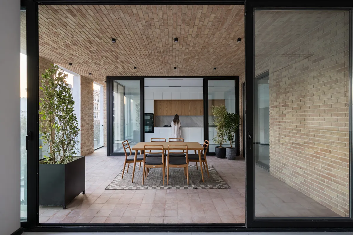 DIM Architecture Studio Revives the Iranian Courtyard Inside a Mashhad Apartment Building