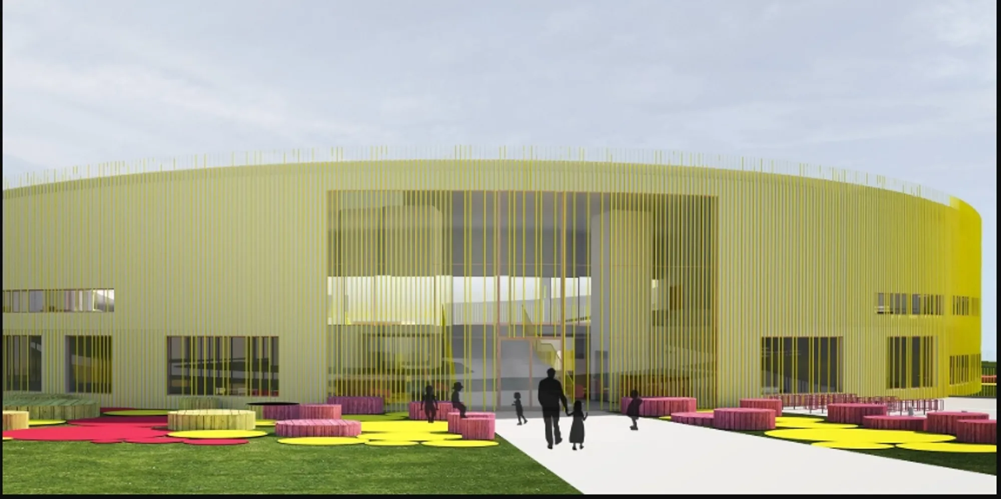 Kindergarten Architecture That Opens Learning to the Neighborhood