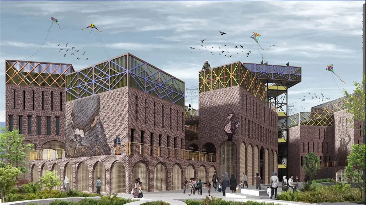 Tinker Project: Sustainable Architecture Reimagining Cairo’s Informal Skyline
